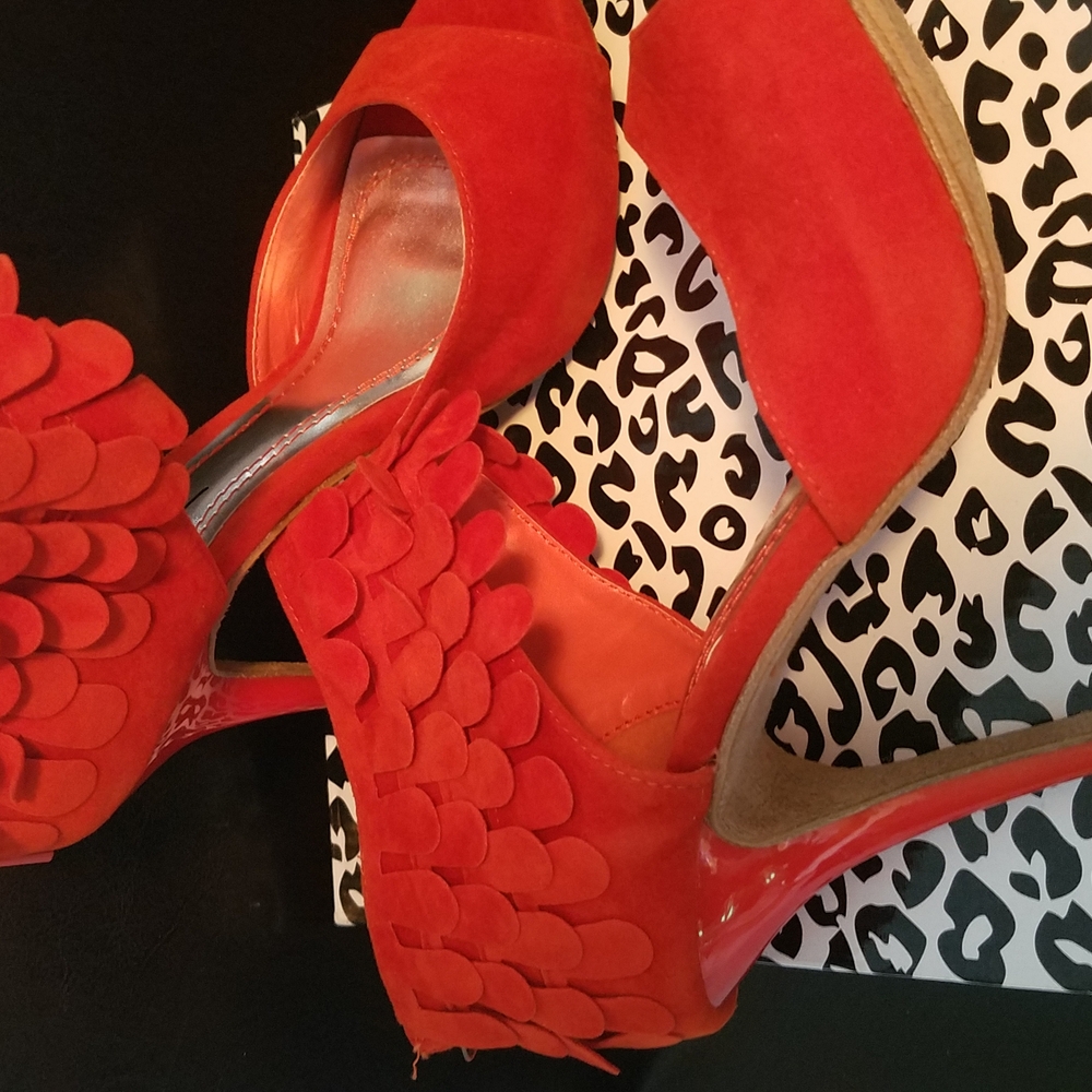 Elegant Red Women's Heels